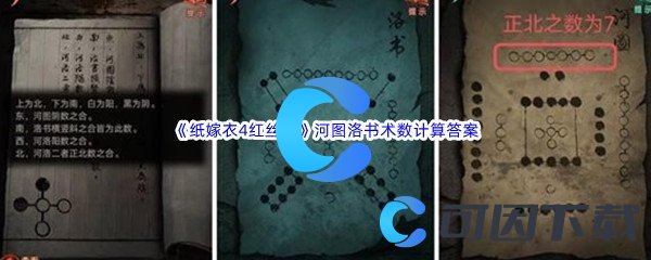 《纸嫁衣4红丝缠》第五章河图洛书术数计算答案