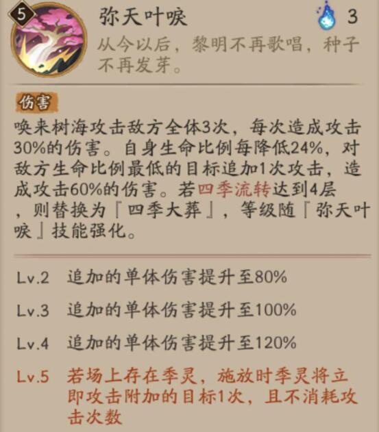 《阴阳师》全新SSR式神季技能介绍