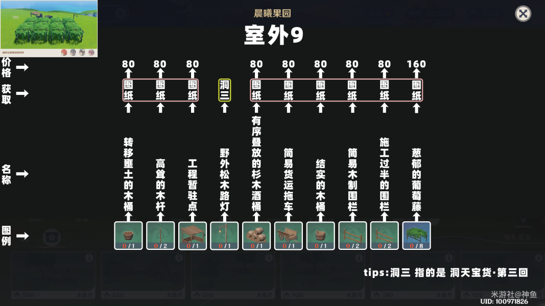 《原神》尘歌壶​晨曦果园洞天摹数代码复制码分享