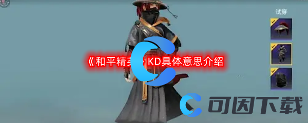 《和平精英》KD具体意思介绍