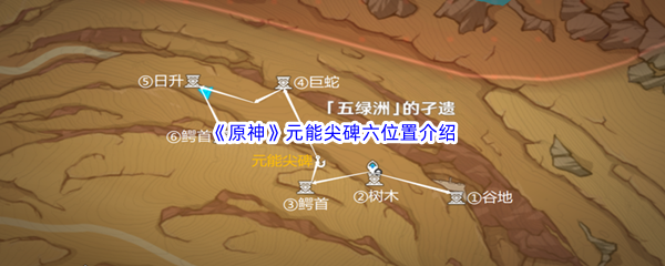 《原神》元能尖碑六位置介绍