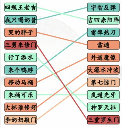 《汉字找茬王》搞笑招式通关攻略