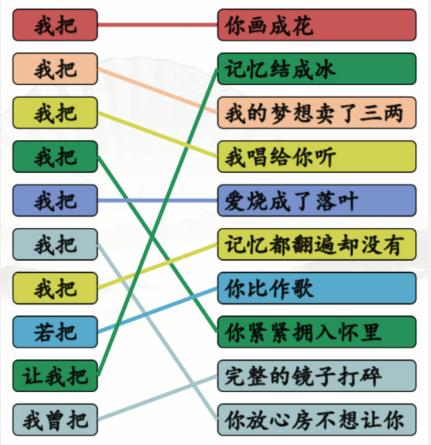 《汉字找茬王》连线我把的歌通关攻略