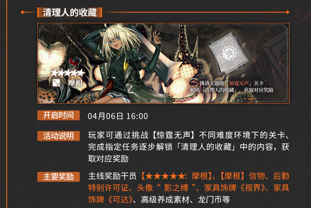 《明日方舟》主线十二章惊霆无声开启时间介绍