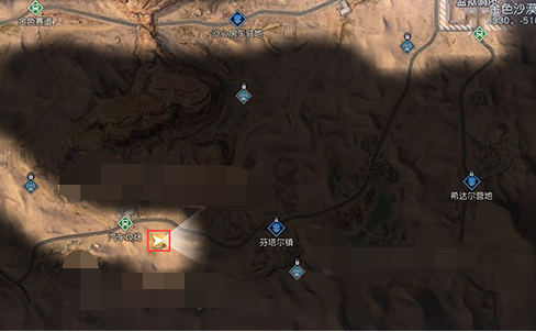 《黎明觉醒生机》沙漠修罗场藏宝图位置介绍