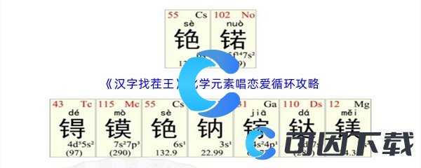 《汉字找茬王》化学元素唱恋爱循环通关攻略