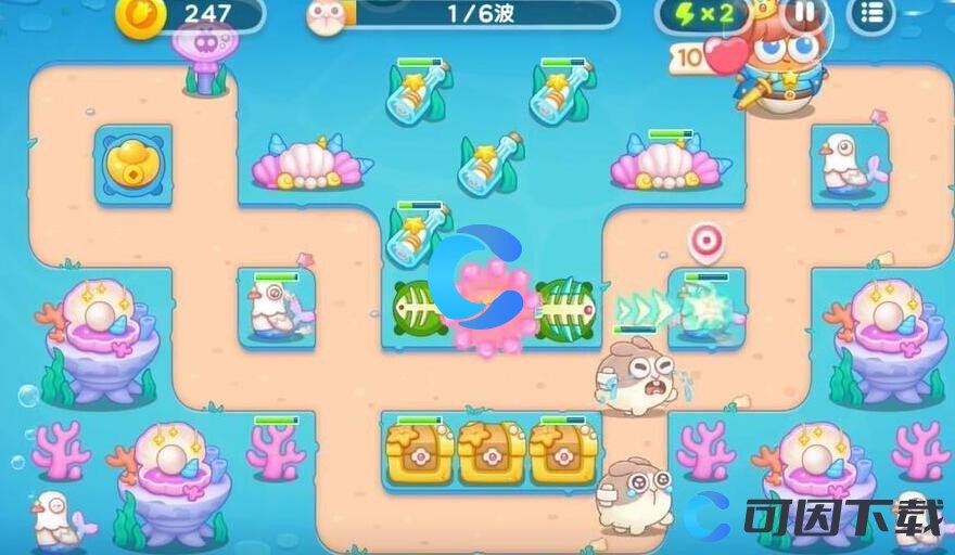 《保卫萝卜4》海的闺女第一百关图文攻略