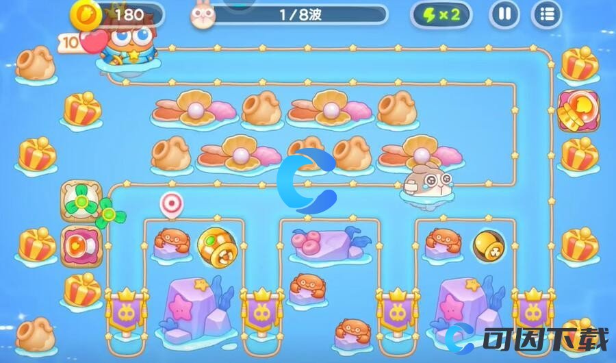 《保卫萝卜4》海的闺女第一百一十四关图文攻略