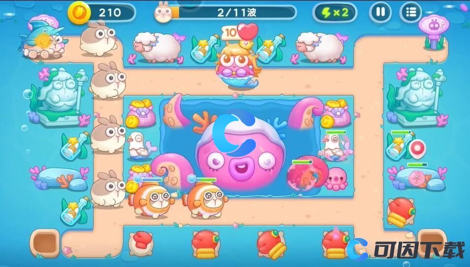 《保卫萝卜4》海的闺女第一百二十关图文攻略