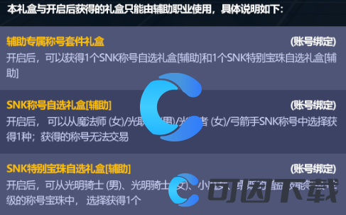 《DNF》2024五一套辅助专属称号套件礼盒