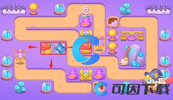 《保卫萝卜4》阿波与魔法宝藏第三十三关图文攻略