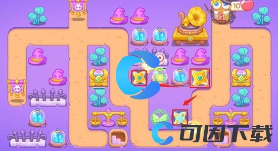 《保卫萝卜4》阿波与魔法宝藏第三十六关图文攻略