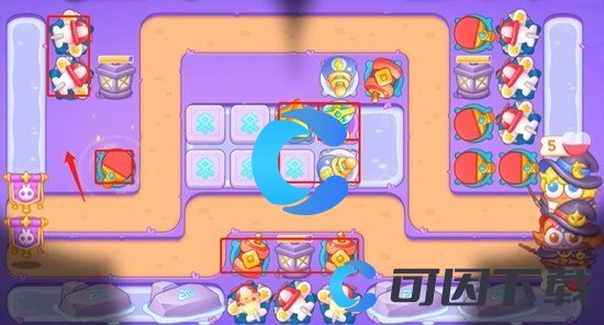 《保卫萝卜4》阿波与魔法宝藏第四十五关图文攻略