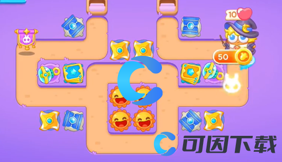 《保卫萝卜4》阿波与魔法宝藏第五十关图文攻略
