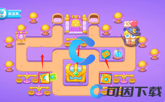 《保卫萝卜4》阿波与魔法宝藏第五十关图文攻略