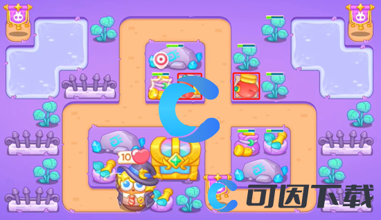 《保卫萝卜4》阿波与魔法宝藏第五十一关图文攻略