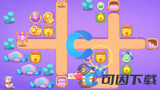《保卫萝卜4》阿波与魔法宝藏第五十七关图文攻略