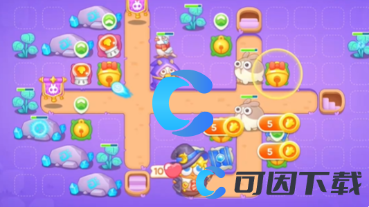 《保卫萝卜4》阿波与魔法宝藏第五十七关图文攻略