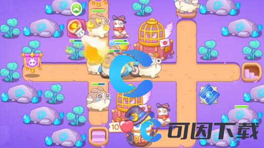 《保卫萝卜4》阿波与魔法宝藏第五十七关图文攻略