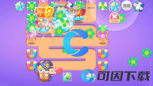 《保卫萝卜4》阿波与魔法宝藏第五十九关图文攻略
