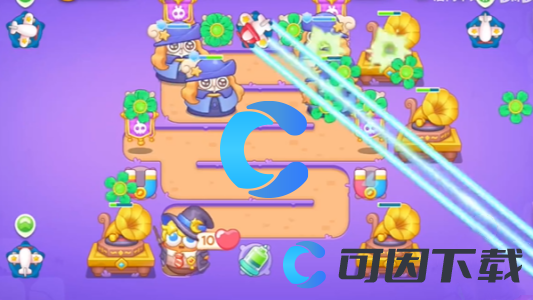 《保卫萝卜4》阿波与魔法宝藏第五十九关图文攻略
