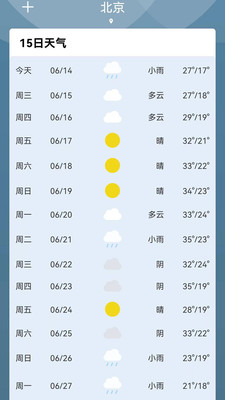 夏荷天气软件截图