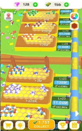 闲置蜜蜂农场游戏截图