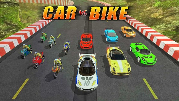 跑车vs摩托车骑行手游app