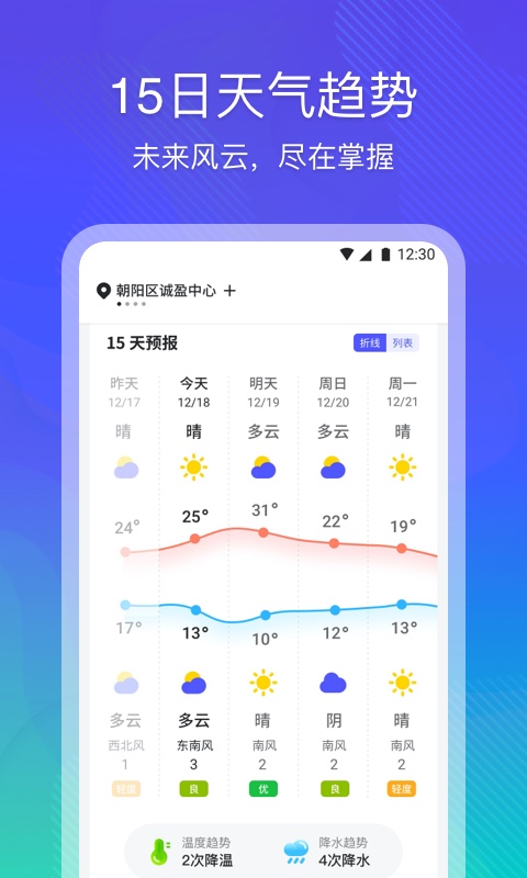 云朵天气软件截图