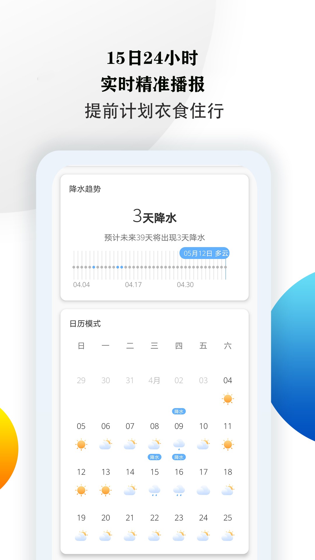 天气预报点蘸手机软件app