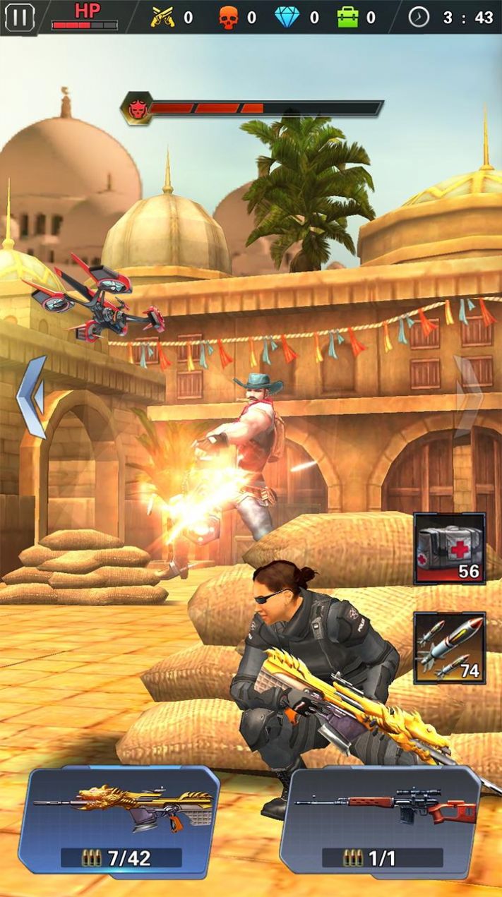 现代枪战射击3D手游app