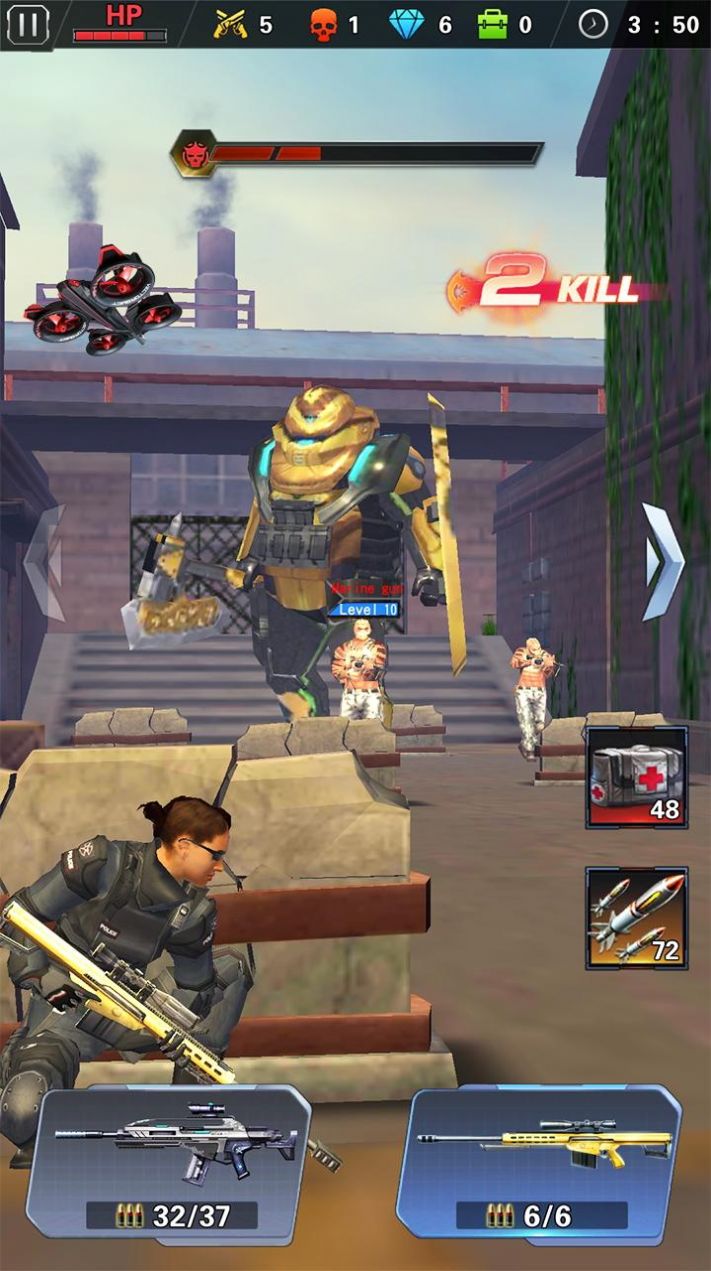 现代枪战射击3D手游app
