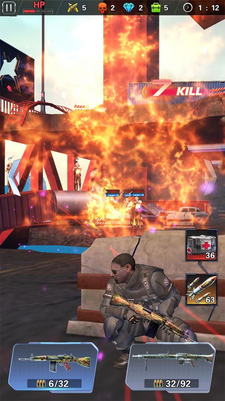 现代枪战射击3D手游app