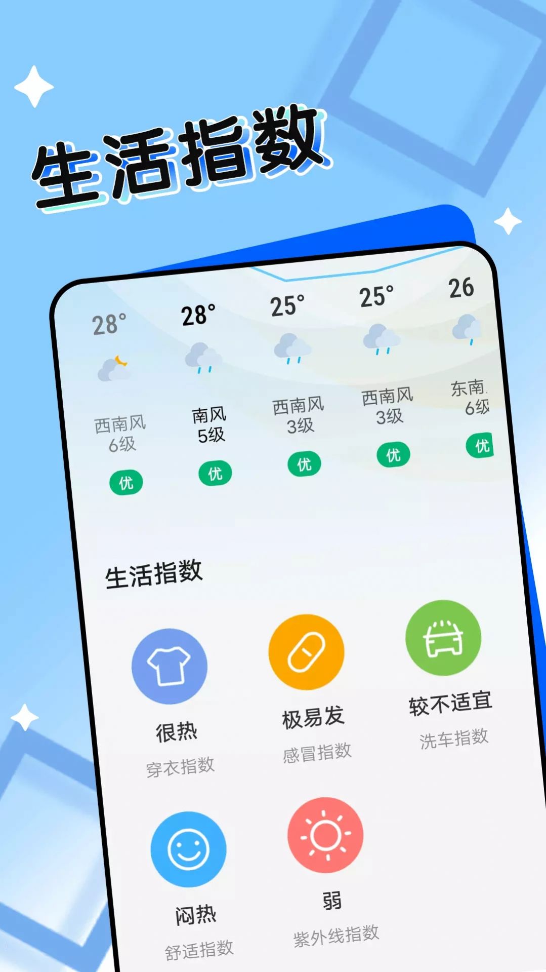 轻盈天气手机软件app