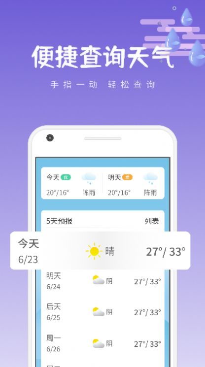 绪风气候预报软件截图