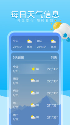 吉时天气通软件截图