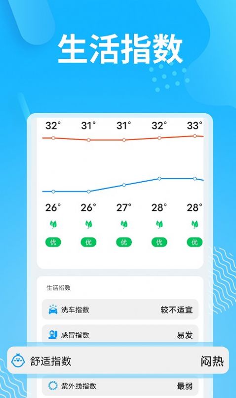 精简天气手机软件app