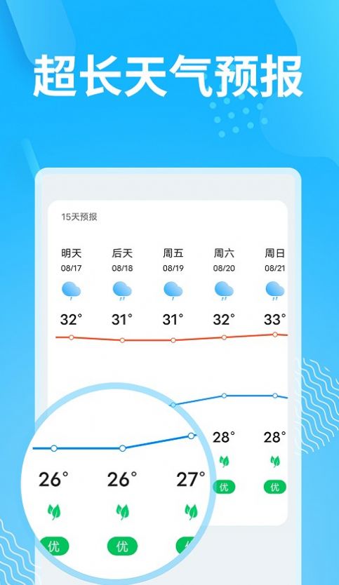 精简天气软件截图