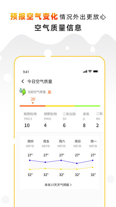 天气预报气象通软件截图