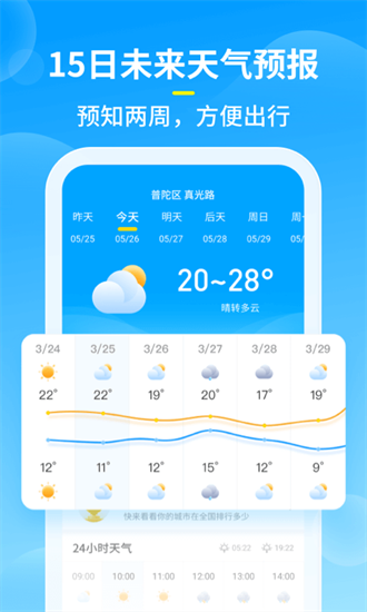 知音天气预报手机软件app