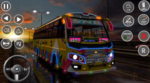 公共旅游巴士城市游戏截图