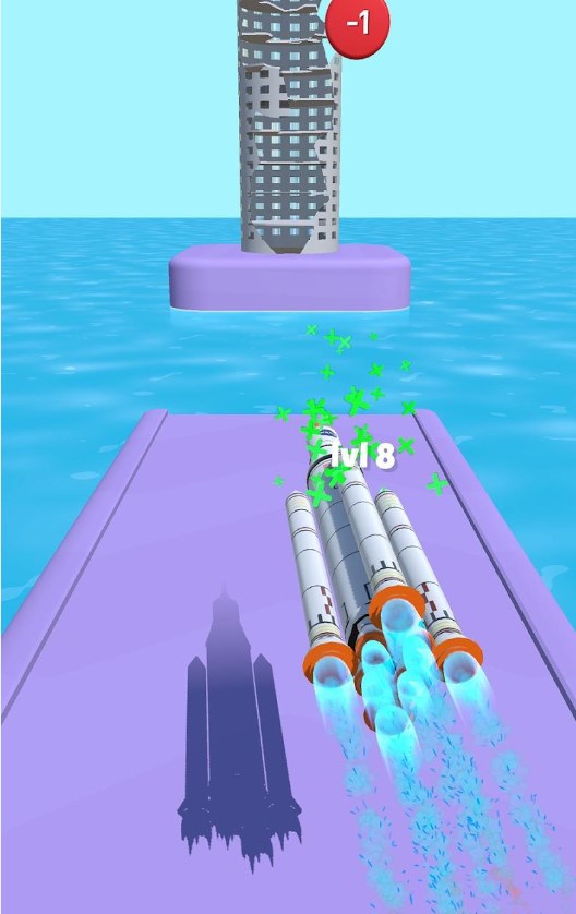 火箭破坏跑游戏截图