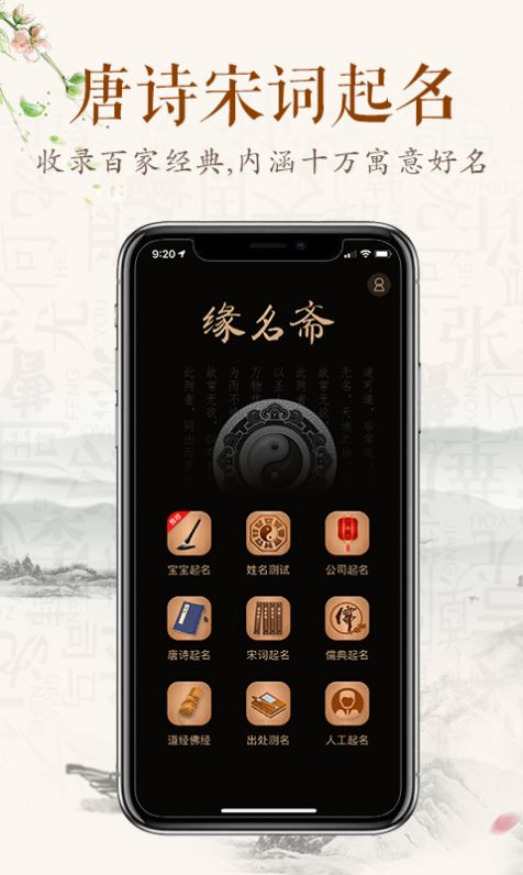 缘名斋起名软件截图