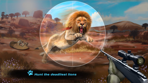狮子狩猎狙击手游戏截图