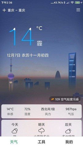 大天气字号软件截图