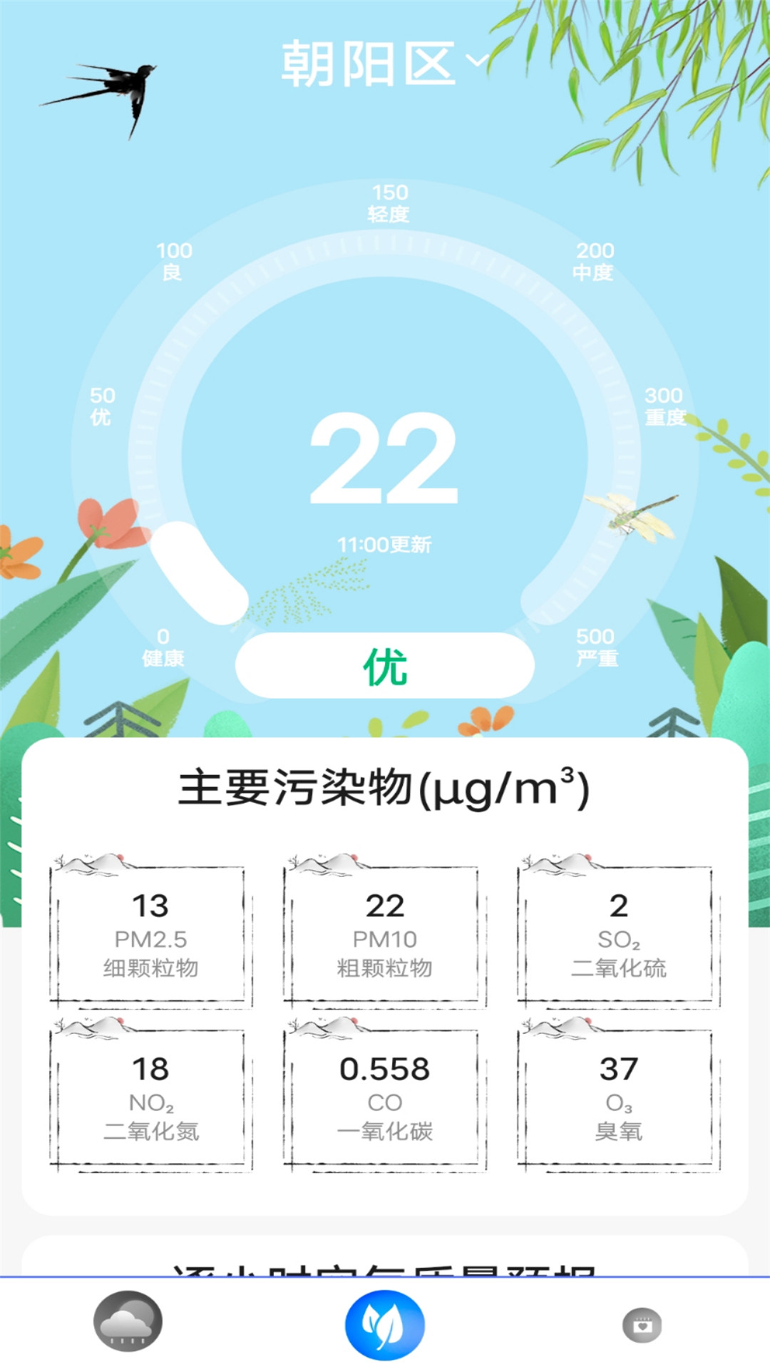 指尖天气预报鸭手机软件app