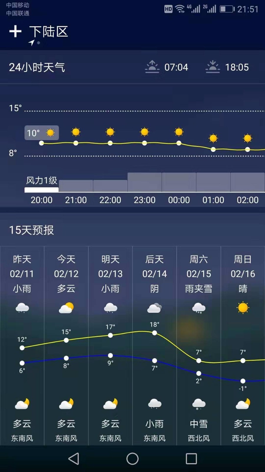 水母天气预报手机软件app