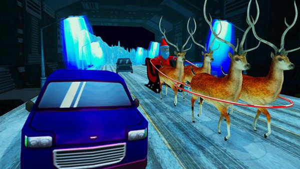 圣诞童车比赛游戏截图
