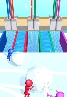 雪球竞赛游戏截图