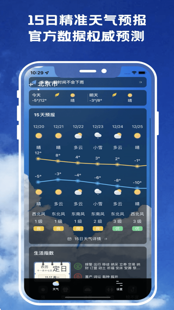 实时天气预报官软件截图